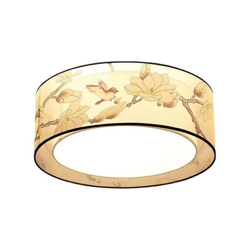 Modern Style Fabric Ceiling Light Multi Lights Ceiling Mount Light for Dining Room