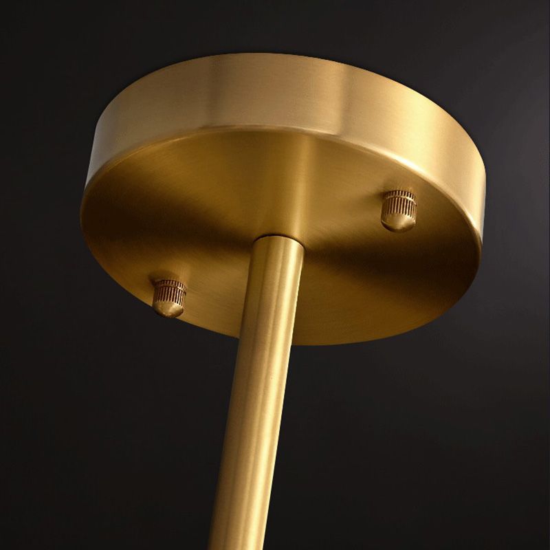 Accesorio de iluminación de araña de metal starburst estilo dorado moderno lámpara colgante