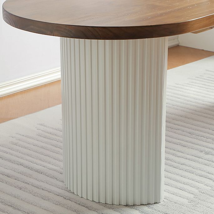 Contemporary Style Dining Table Solid Wood Dinette Table for Home Kitchen