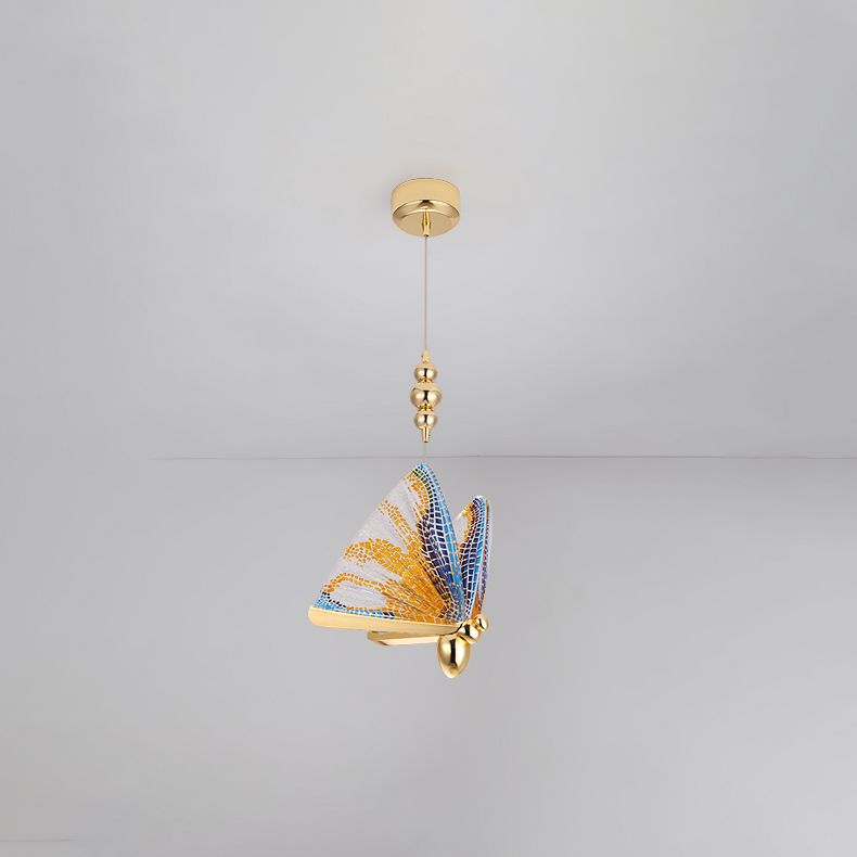 Nordischer Luxusstil Schmetterling Schatten Hängende Leuchte LED Butterfly Anhänger Kronleuchter