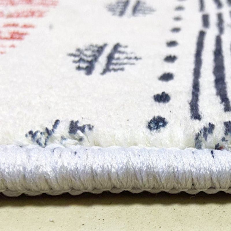 Casual Khaki Rug Polyester Color Piece Rug Washable Rug for Living Room