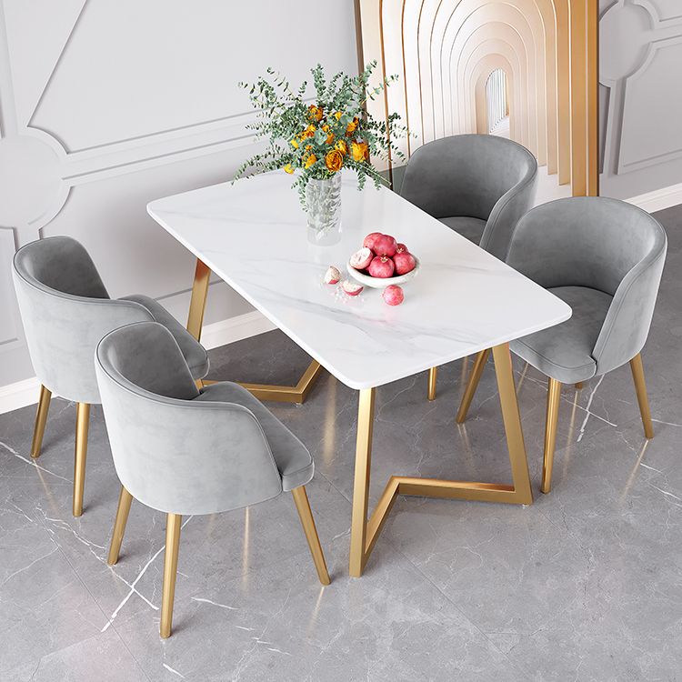 Stone Top Double Pedestal Table Traditional Luxury Rectangle White Dining Table