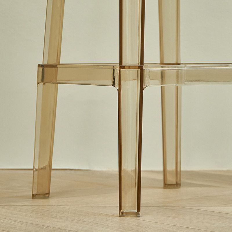 Contemporary Bar-stool Plastic Counter Bar Stool for Restaurant