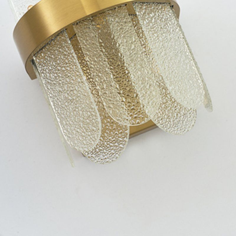 Glass Unique Shape Sconce Light Modern-Style 2 Lights Wall Light Fixtures
