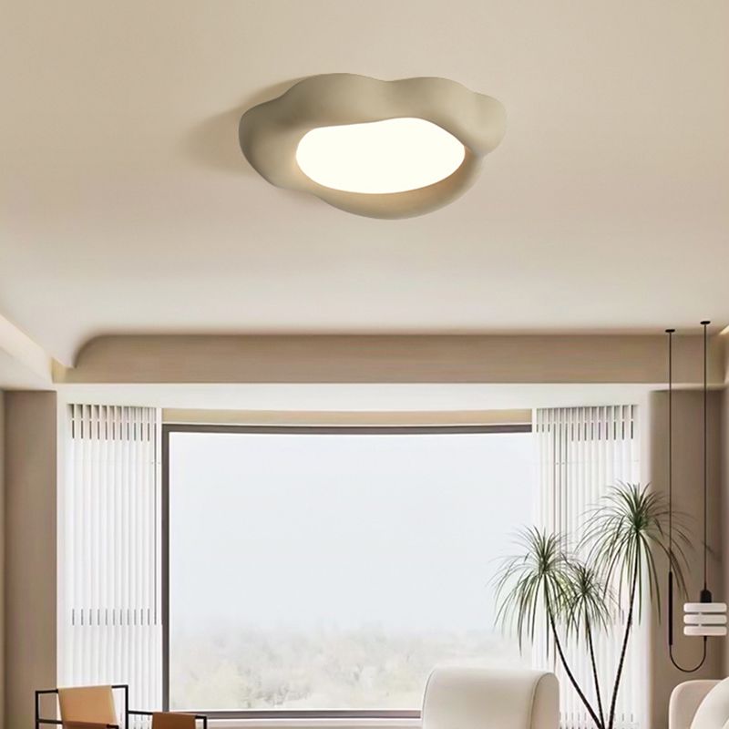 Resin and Acrylic Ceiling Flush Contemporary LED Flush Mount
