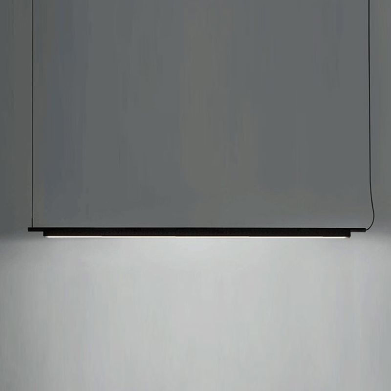 Contemporáneo de luz lineal de luz lineal 1 luces de la isla ligera