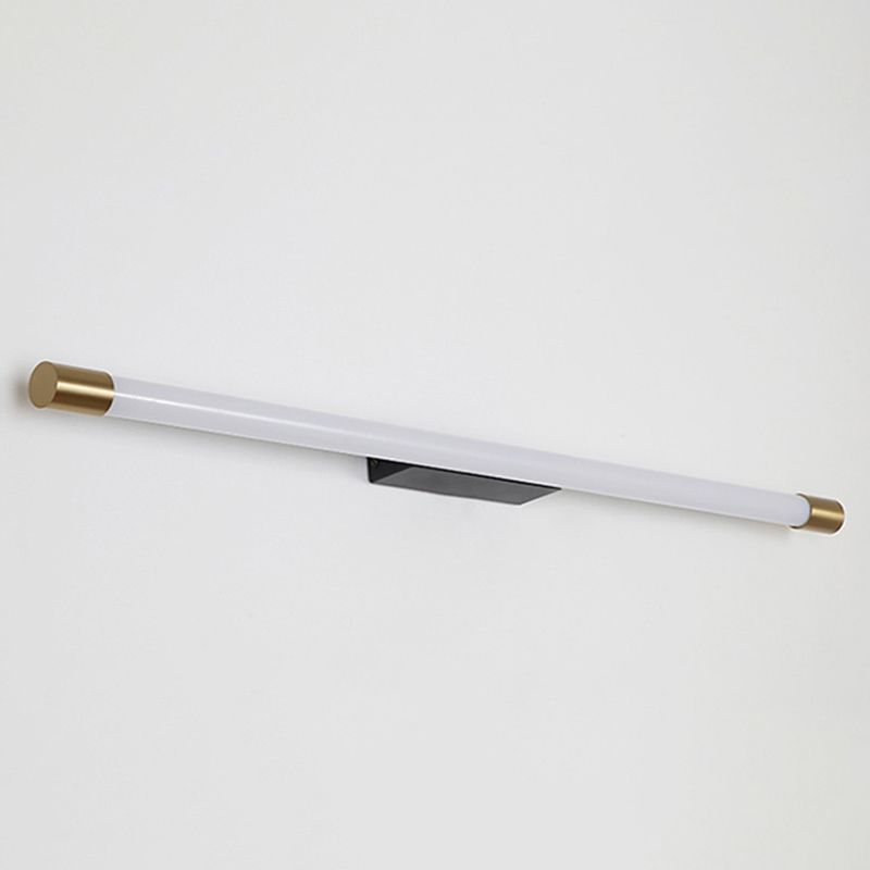 Lampe murale LED linéaire or dans la lumière murale en aluminium concis moderne avec une teinte acrylique