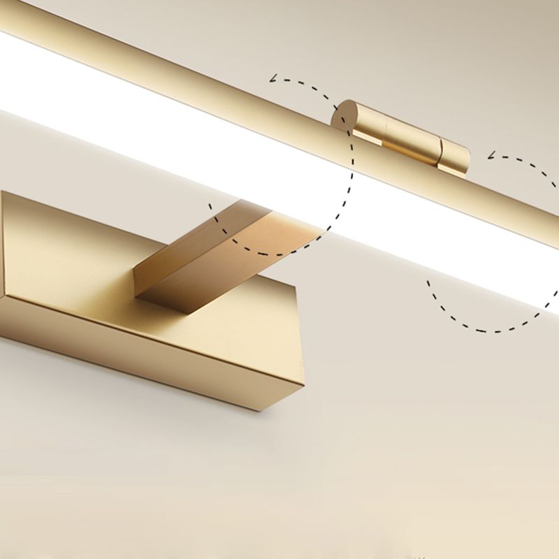 MODERNA SEMPLICE SEMPRE SPECCHIO LIGHT LAMPARE LAMPAGGIO LED METALE NORME PER BAGNI
