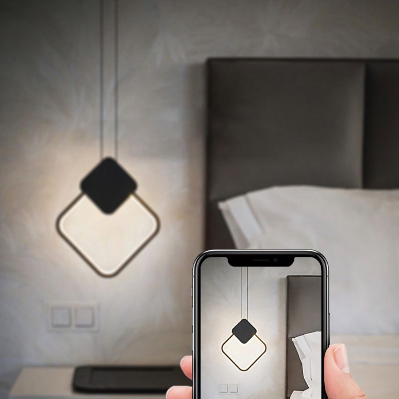 Geometric Suspended Lighting Fixture Modern Pendant Lighting for Dining Room