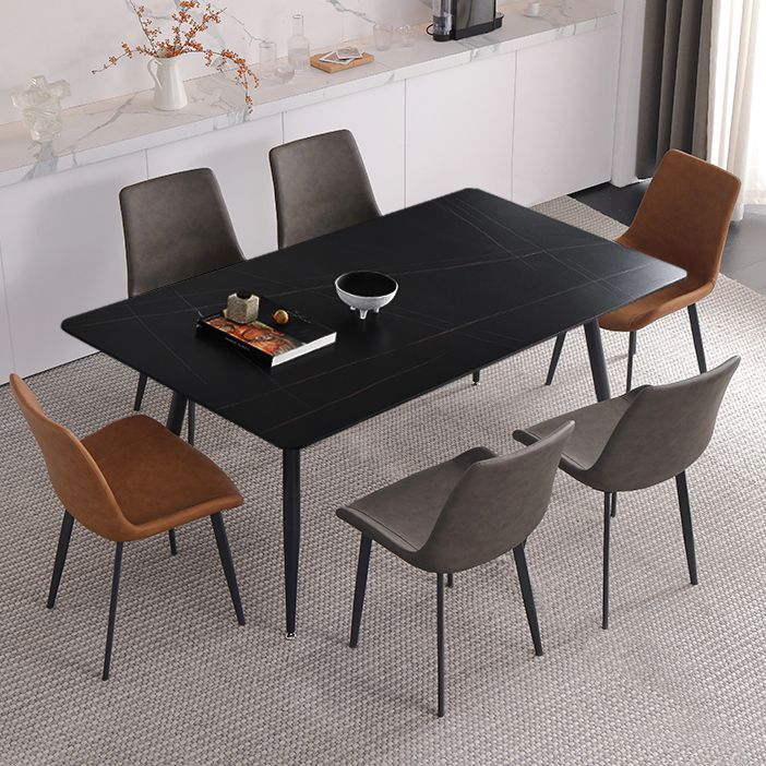 Sintered Stone Home Kitchen Table Industrial Dining Room Table