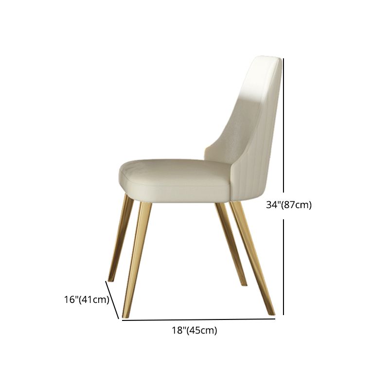 Nordic 1/2/5/7 Pieces Dining Set Sintered Stone White Table with Leather Chairs Dining Set