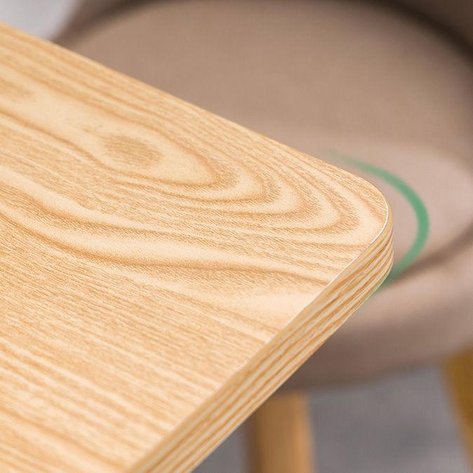 Contemporary Style Rectangle Bar Table Wood Bar Dining Table for Home