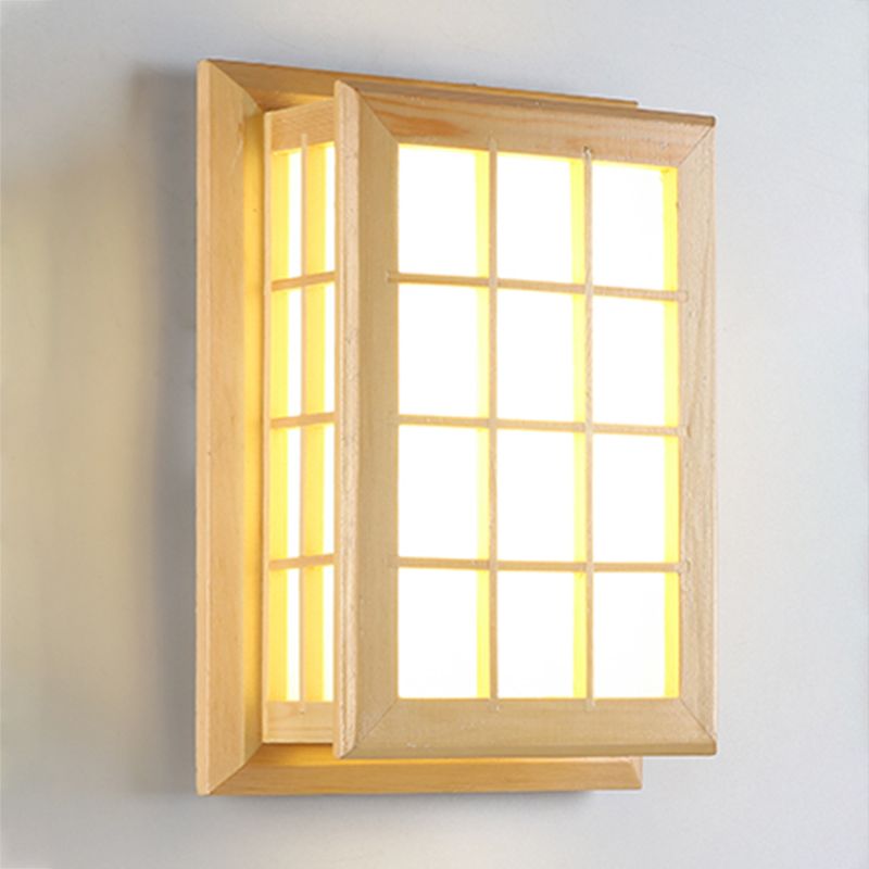 Géométrie murale murale en bois Forme de géométrie moderne LED Mur de la LED Lumière pour le salon