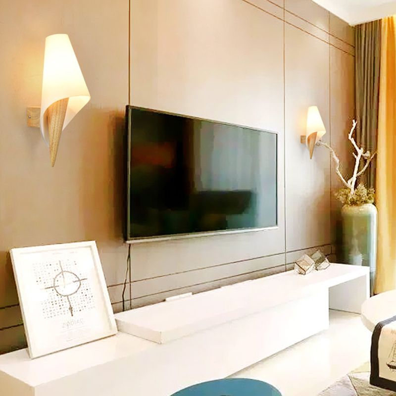 Modern Wall Mount Light Fixture Wood Wall Mounted Lighting for Dining Room