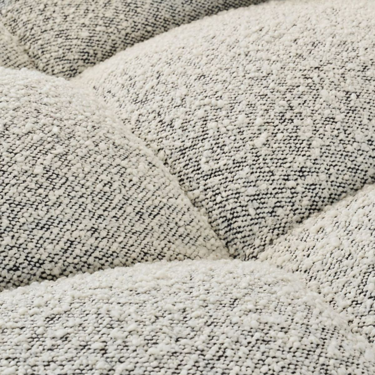 Contemporary Square Arm Tufted Tight Back Sofa Couch for Living Room