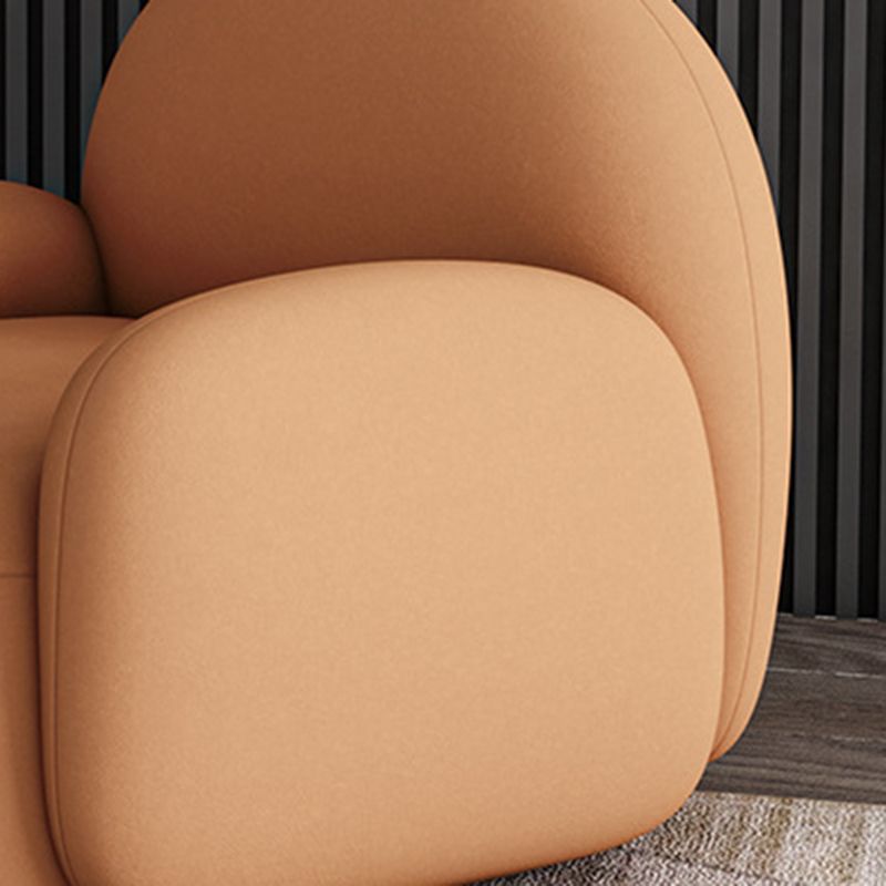 31.5" Wide Scandinavian Single Sofa Chair Fixed Back Arm Chair for Living Room