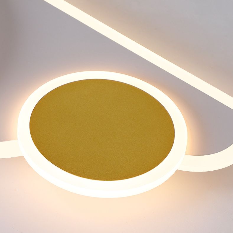 Sole e Nuvola Acrilico Flush Mount Minimalista Cartoon LED Soffitto Flush Light per Camera dei Bambini