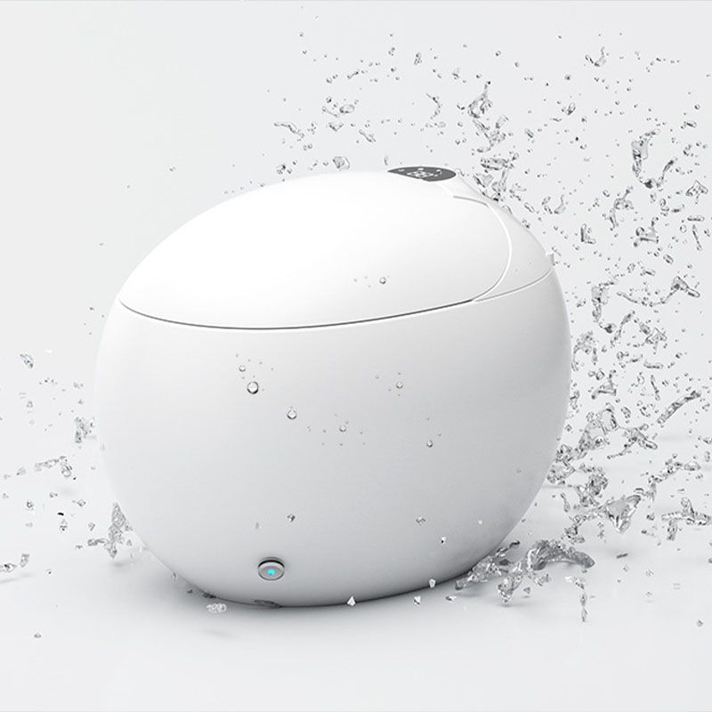 Modern Auto One Piece Toilet Siphon Jet Round Toilet with Sterilization Function