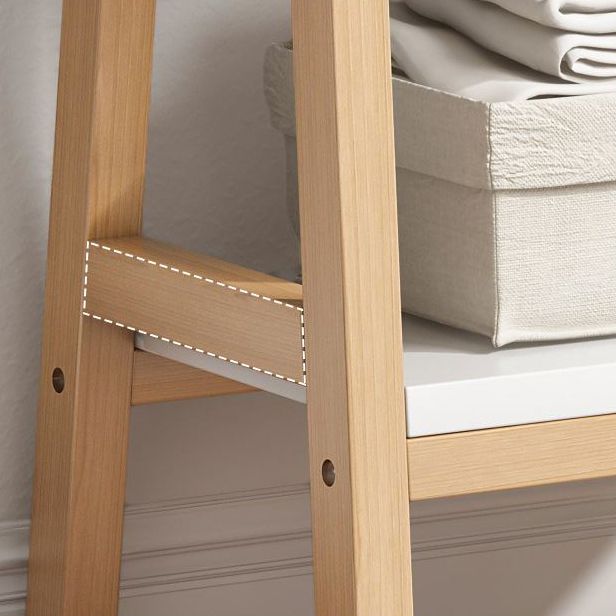 Vertical Bookcase Scandinavian Engineered Wood Shelf Bookcase