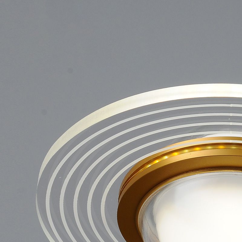 Pendentif à LED de chevet lampe à petite goutte à petite goutte avec une teinte acrylique globe