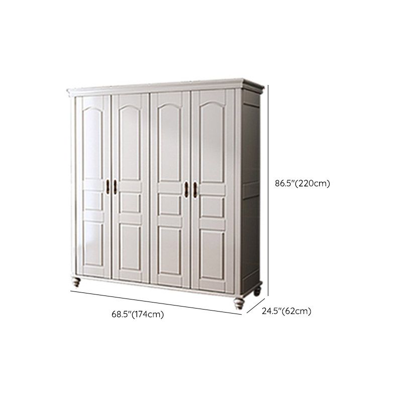 French Country Style Wardrobe Armoire Wooden Wardrobe for Home