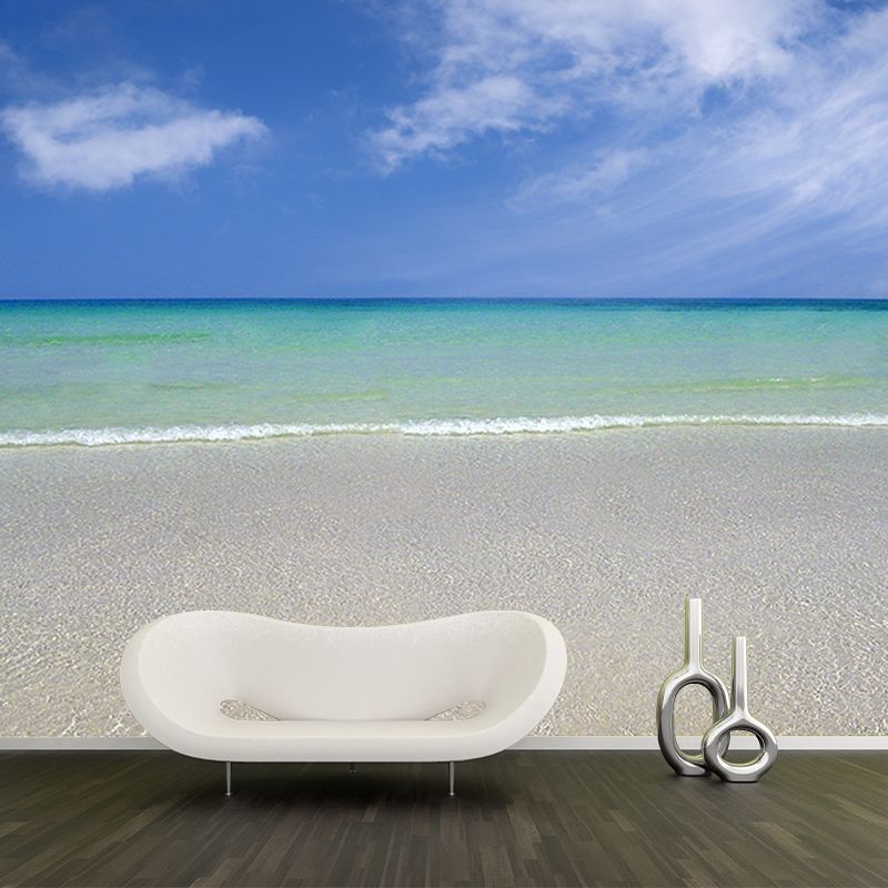 Beach Landscape Murals for Sleeping Room Home Decor, Moisture Resistant