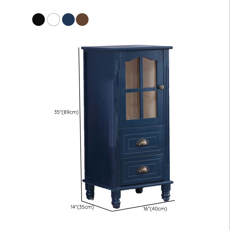 Wooden Storage Chest Dresser American Traditional Dresser with Drawers