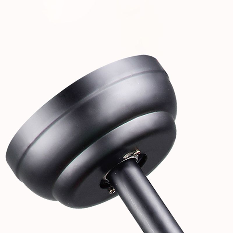 Ventilador de colgante de metal cónico Luz Nórdica LED Semi Flush Monte -Ceiling de techo para comedor