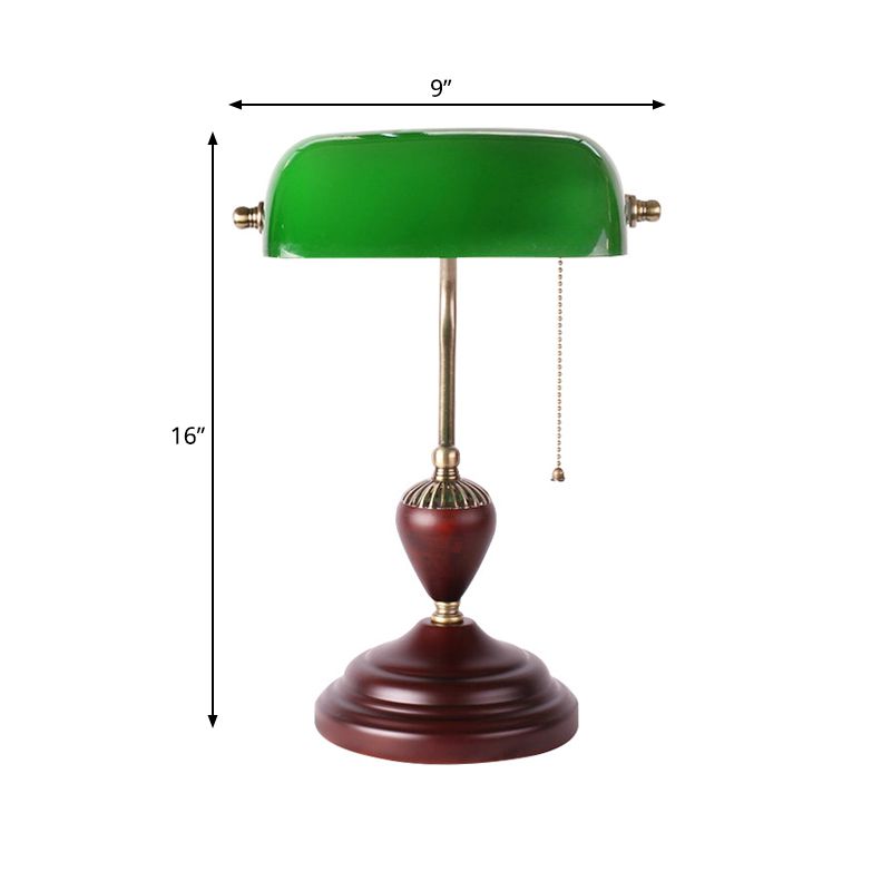 Table à 1 lampe brun rouge Éclair
