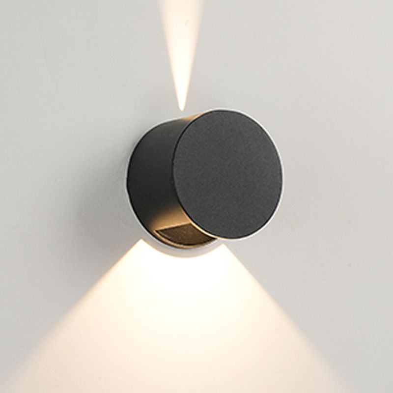 Nordic Style Aluminum Wall Light Circle Shape LED Wall Lamp for Outdoor
