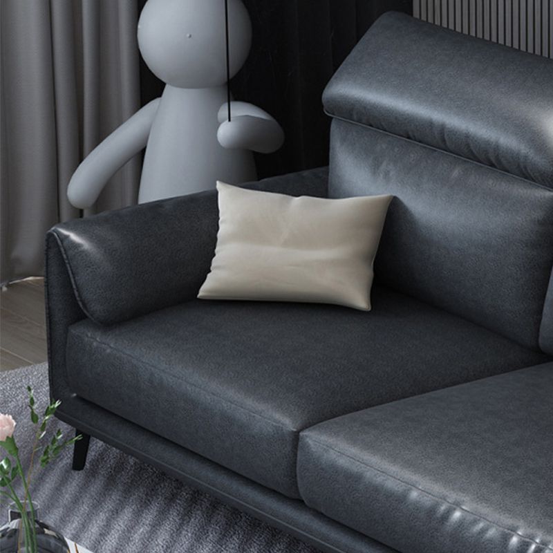 Modern Style Loose Back Sectional Pillow Top Arm 4-seater Sectional