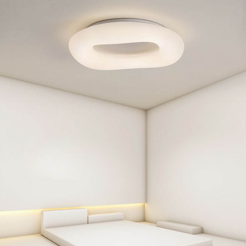 Plafonnier LED circulaire de Style nordique, luminaire décoratif de plafond, idéal pour une chambre à coucher