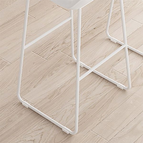Modern Style Bar-stool Solid Wave Seat Counter Bar Stool with Metal Legs