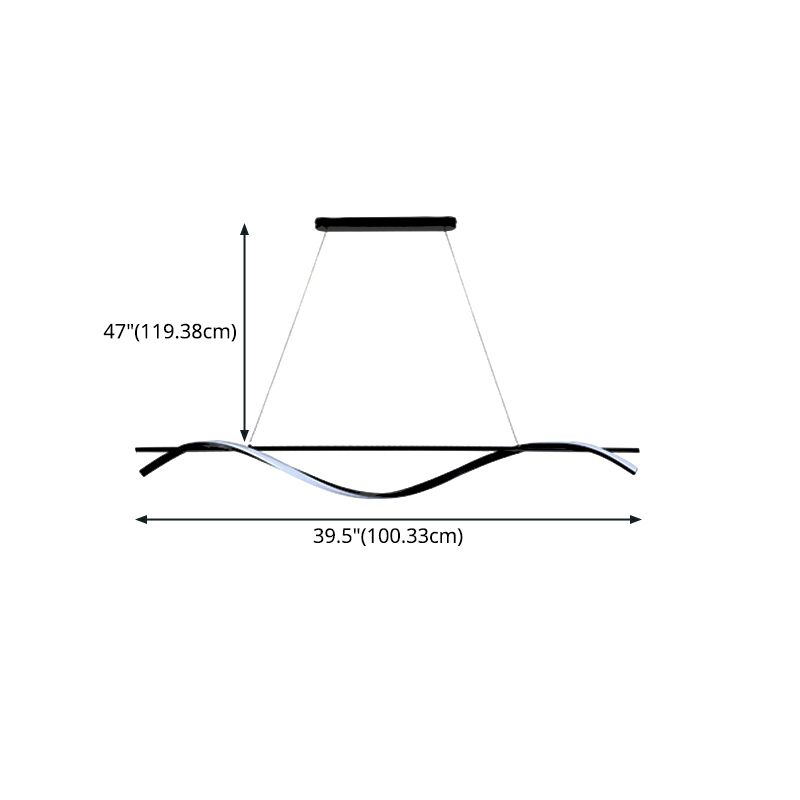 Modern Simple Style Pendant Chandelier Lighting Fixture for Dining Room