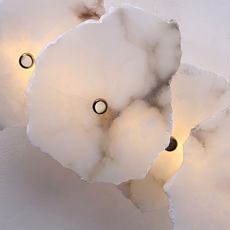 1/2/3/5/7/9-Light White Contemporary Shaded LED Metallic Wall Mounted for Bedroom