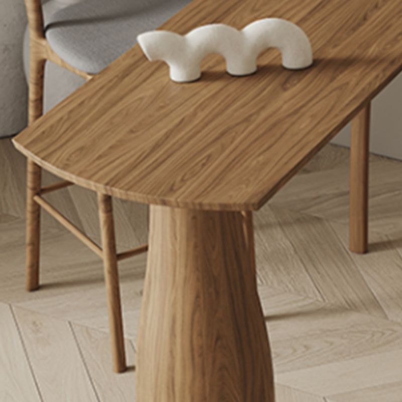 1/3 Pieces Modern Rectangular Pub Table Set Pine Wood Counter Table with High Stools