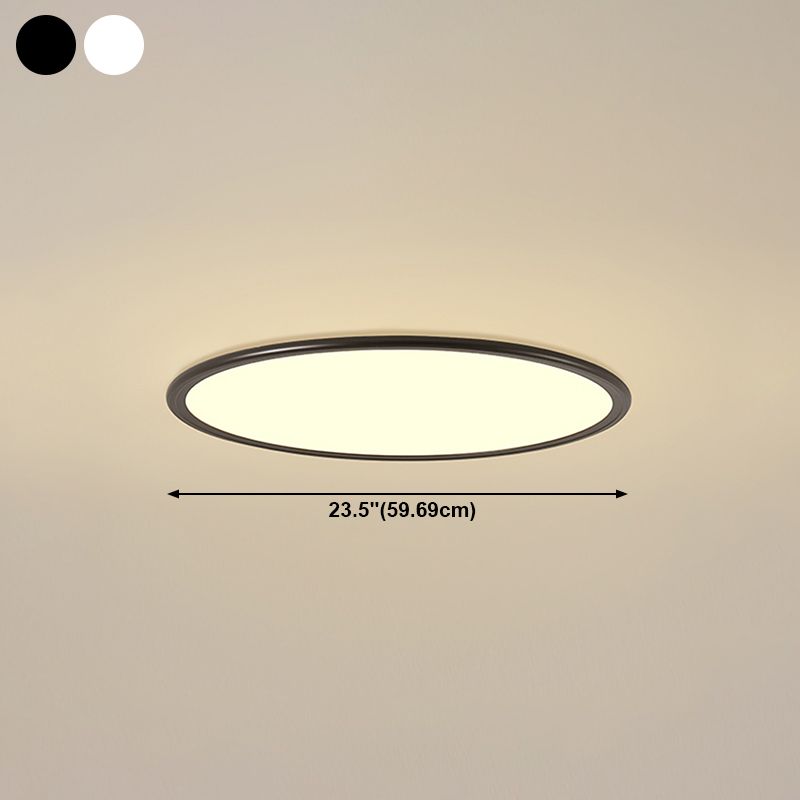 Ronde metalen LED-plafondlamp moderne stijl inbouwlamp voor eetkamer