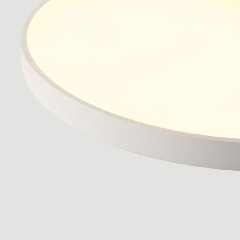 Modern Circular Ceiling Mount Light Fixture Metal Flush Mount Ceiling Lighting Fixture for Office