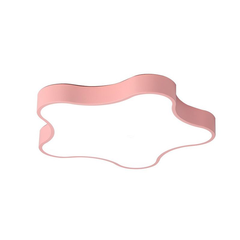 Sternförmige LED-Unterputz-Deckenbeleuchtung für Schlafzimmer in Metallic-Optik, minimalistisch