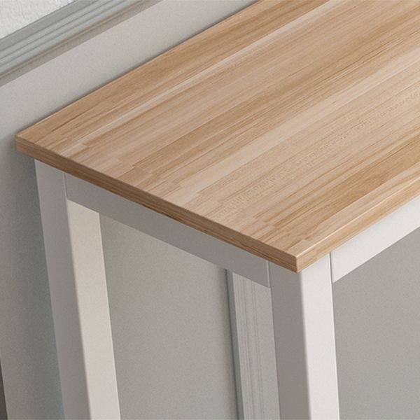 Industrial Rectangle Bar Table Set 1/2/3 Pieces Wood Counter Table for Indoor