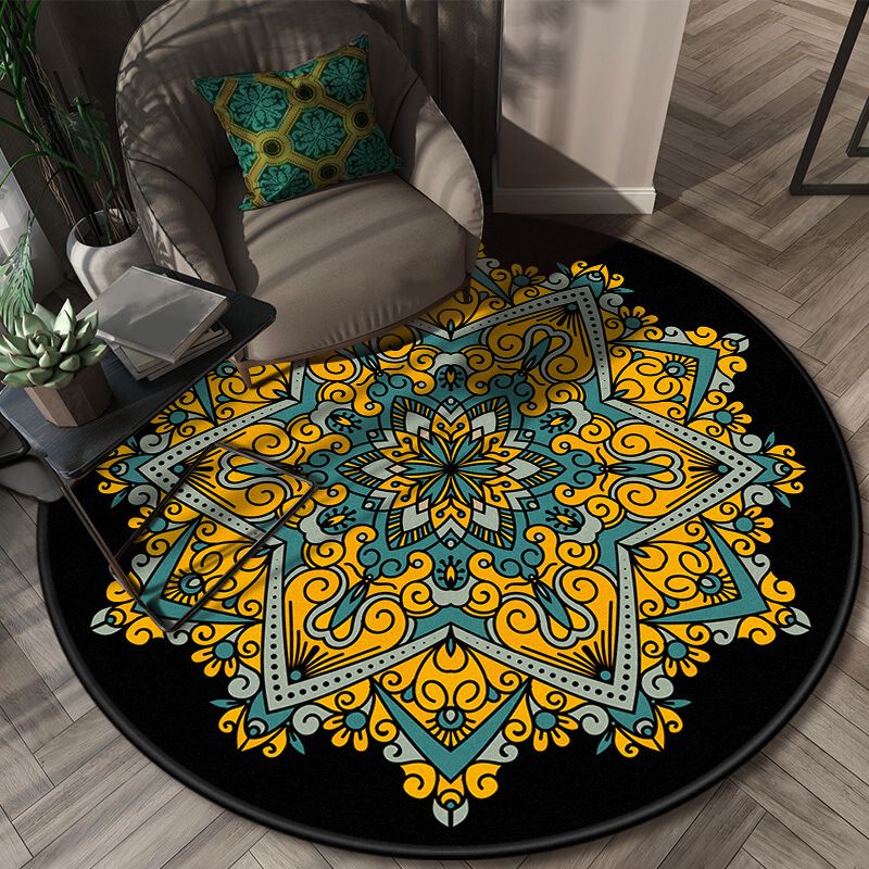 Tappeto glamour a strati di fiori a strati moquette con lavaggio antiscivolo a strati multicolori multicolore