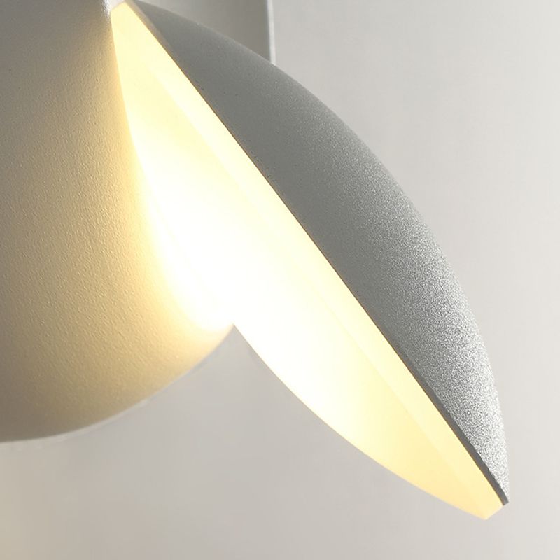 Round Shape Metal Wall Sconces Modern 1-Light Wall Mount Light Fixture