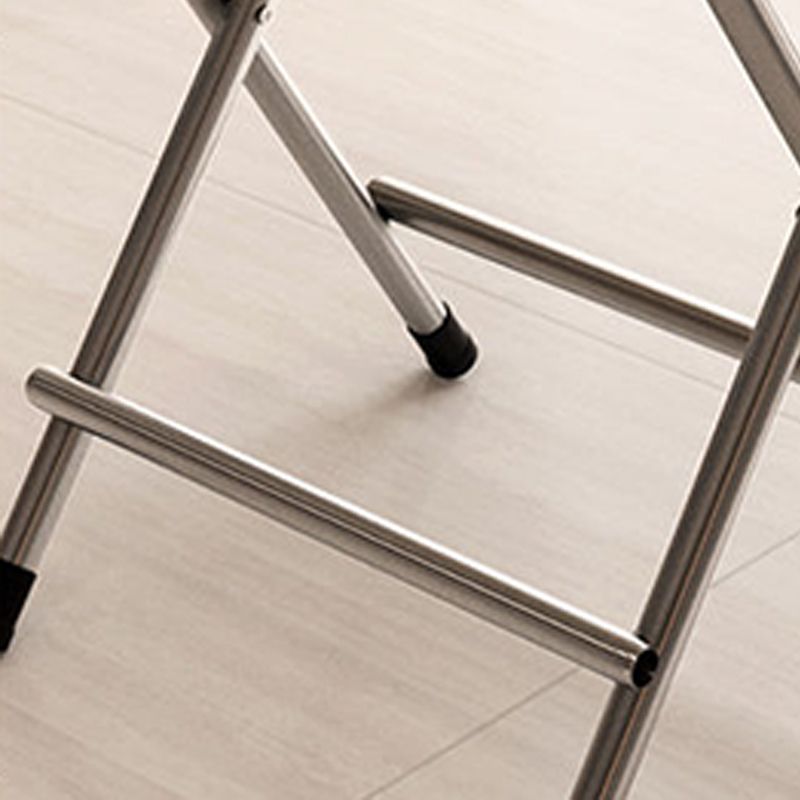 Wooden and Metal Table Mid-Century Modern Style Minimalist Home Dining Table