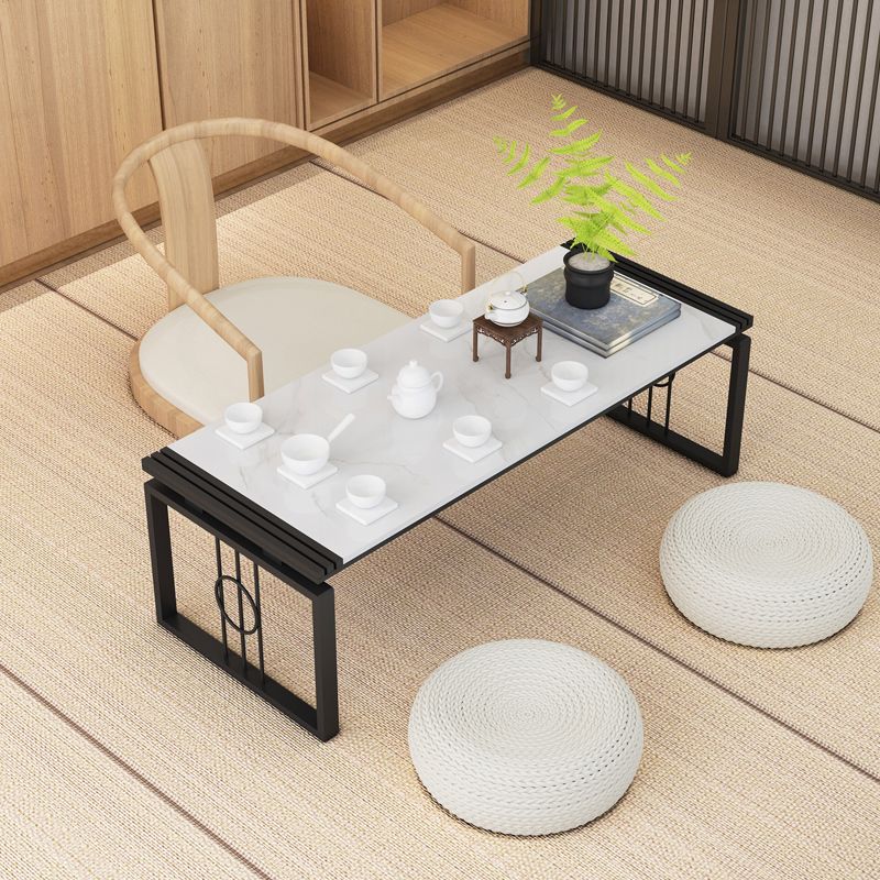 11.81" Tall Sled 1 Single Coffee Table Rectangular Cocktail Table