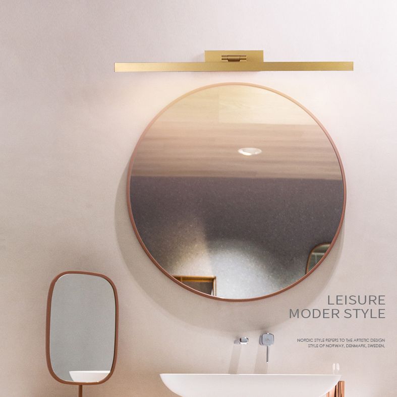 Nordische stromlinienförmige Wandleuchte Wandleuchter Badezimmer Wandleuchte in Gold