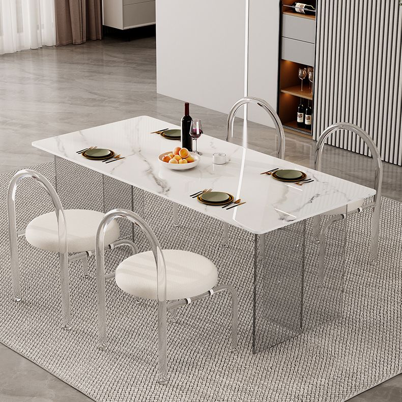 Modern Stone Dining Table 1/2/5/7 Pieces Dining Set for Dining Room