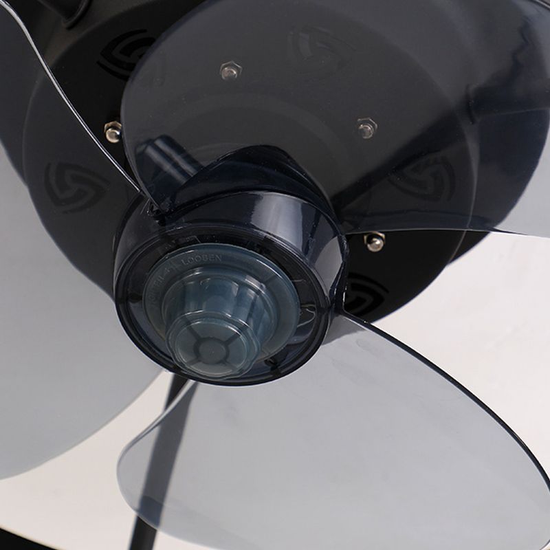 Modern Style Ceiling Fan Lighting Metal 1 Light Ceiling Fan Lamp for Bedroom