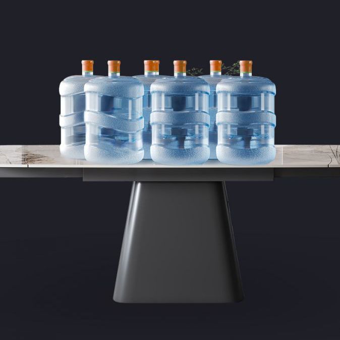 Rectangle Sintered Stone Dining Table Set 1/4/5/7 Pieces Dining Set for Kitchen