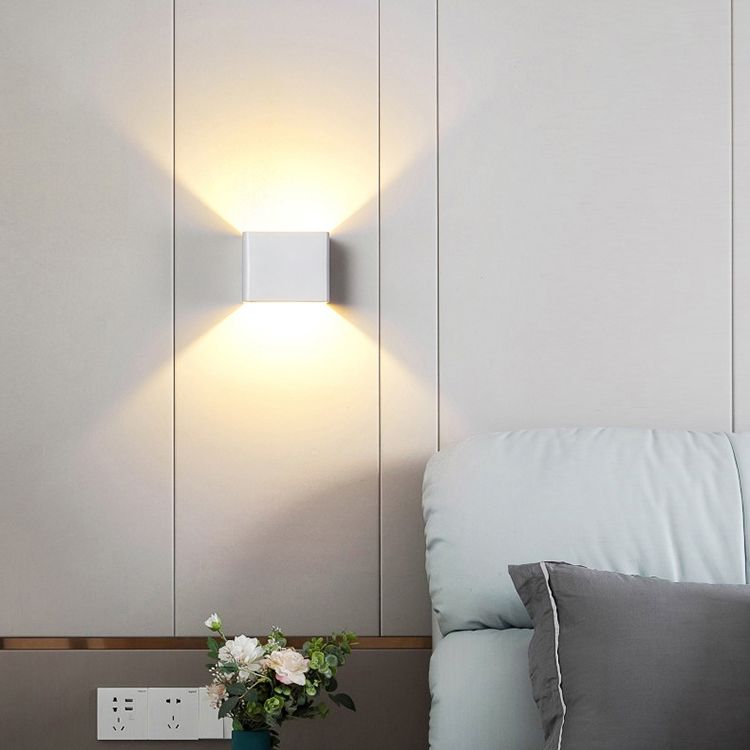 Modern Wall Mount Lamp Nordic Simple Square Wall Sconce Light Fixture for Living Room