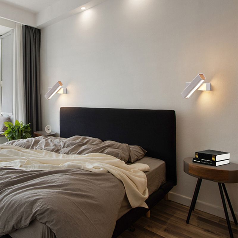 Modern Simple Wall Light Rectangle Shape Rotatable Wall Lamp for Living Room
